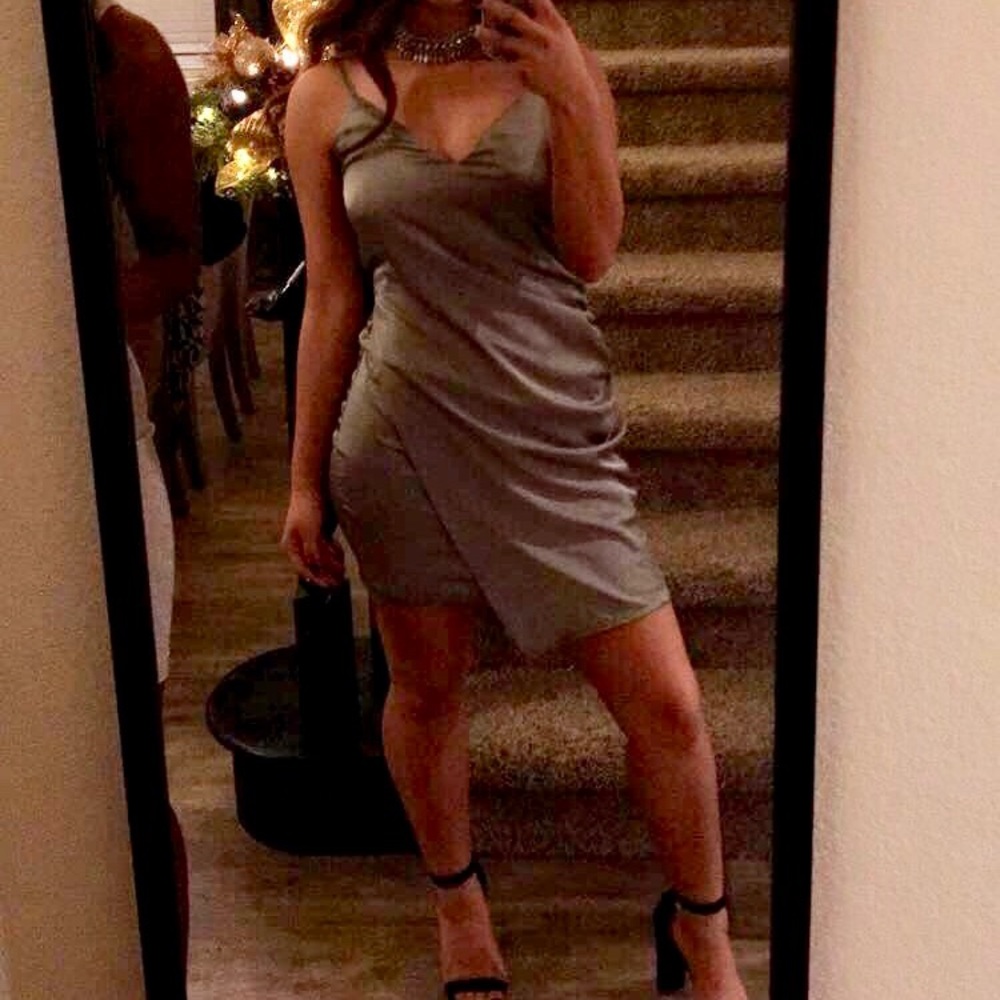 Satin Bodycon Dress